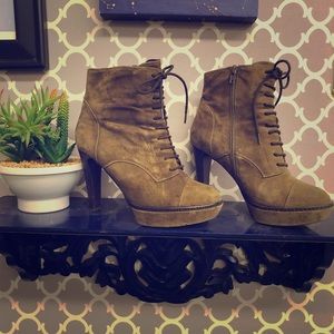Minnelli Lace-up Ankle Booties
